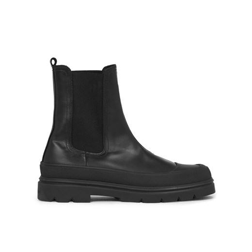 Calvin Klein Sztyblety Chelsea Boot High HM0HM01215 Czarny ze sklepu MODIVO w kategorii Buty zimowe męskie - zdjęcie 182652008