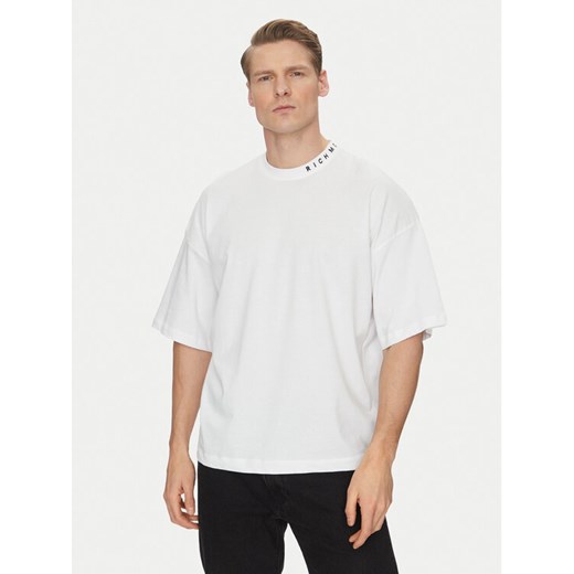 Richmond X T-Shirt Bani UMA24058TS Biały Regular Fit ze sklepu MODIVO w kategorii T-shirty męskie - zdjęcie 182652025