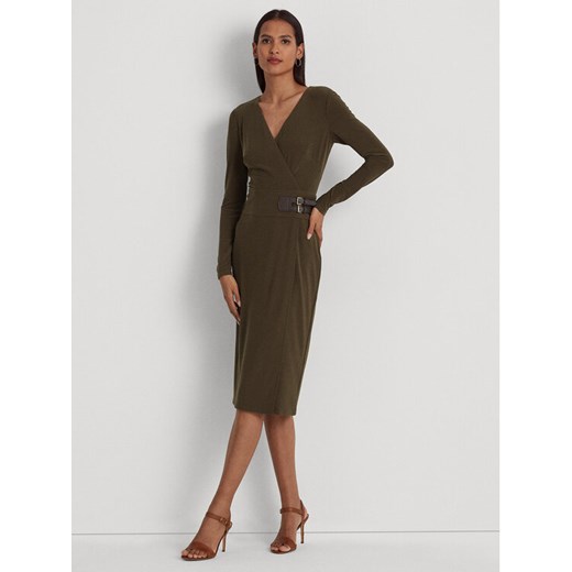 Lauren Ralph Lauren Sukienka codzienna 250751548008 Zielony Regular Fit ze sklepu MODIVO w kategorii Sukienki - zdjęcie 182652036