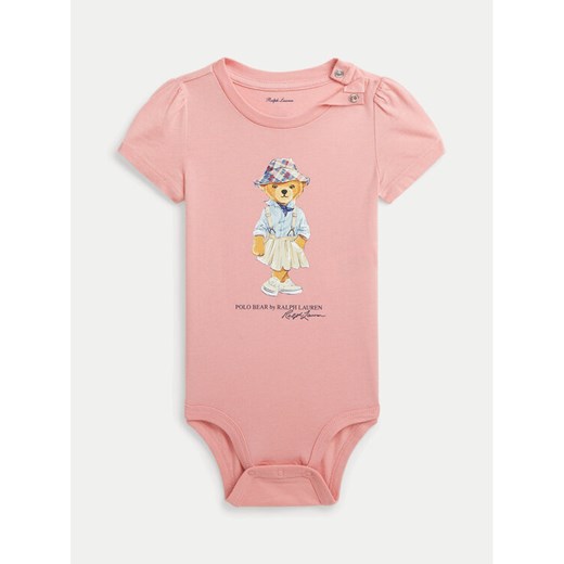 Polo Ralph Lauren Body dziecięce 310942270001 Różowy ze sklepu MODIVO w kategorii Body niemowlęce - zdjęcie 182652147