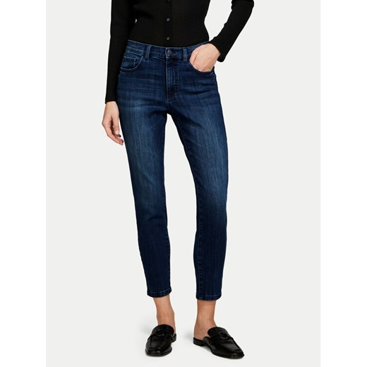 Sisley Jeansy 44PMLE01K Granatowy Skinny Fit ze sklepu MODIVO w kategorii Jeansy damskie - zdjęcie 182652225