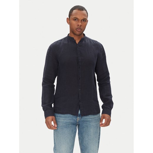 HUGO Koszula Elvory 50490740 Granatowy Slim Fit ze sklepu MODIVO w kategorii Koszule męskie - zdjęcie 182652287