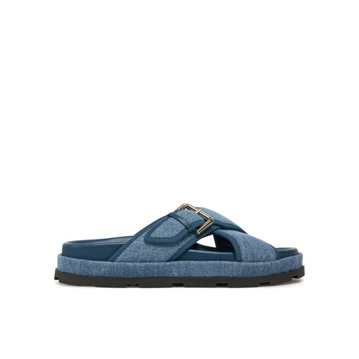 Pollini Klapki SA28094G1MTQ0707 Granatowy ze sklepu MODIVO w kategorii Klapki damskie - zdjęcie 182652306