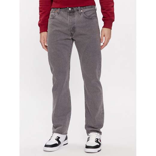 Levi's® Jeansy 501® 00501-3496 Szary Regular Fit ze sklepu MODIVO w kategorii Jeansy męskie - zdjęcie 182652308