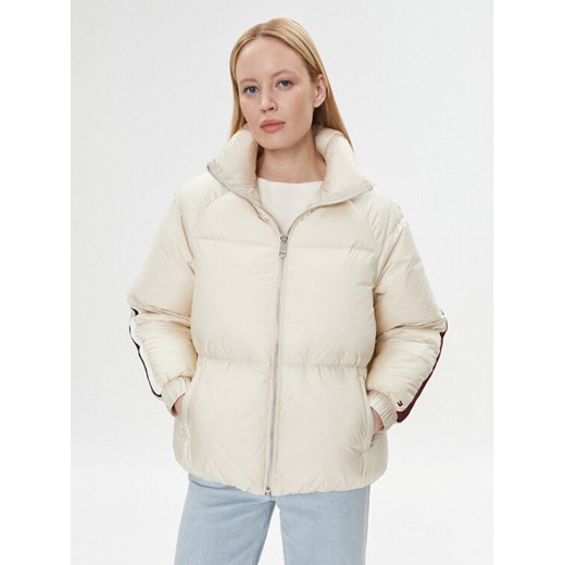 Tommy Hilfiger Kurtka puchowa WW0WW40093 Beżowy Regular Fit ze sklepu MODIVO w kategorii Kurtki damskie - zdjęcie 182652317