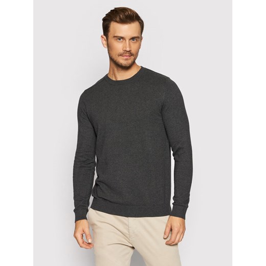Selected Homme Sweter Berg 16074682 Szary Regular Fit ze sklepu MODIVO w kategorii Swetry męskie - zdjęcie 182652547