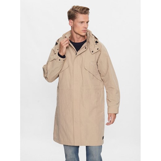 Deus Ex Machina Parka Polaris DPT22022 Beżowy Regular Fit ze sklepu MODIVO w kategorii Parki męskie - zdjęcie 182652587