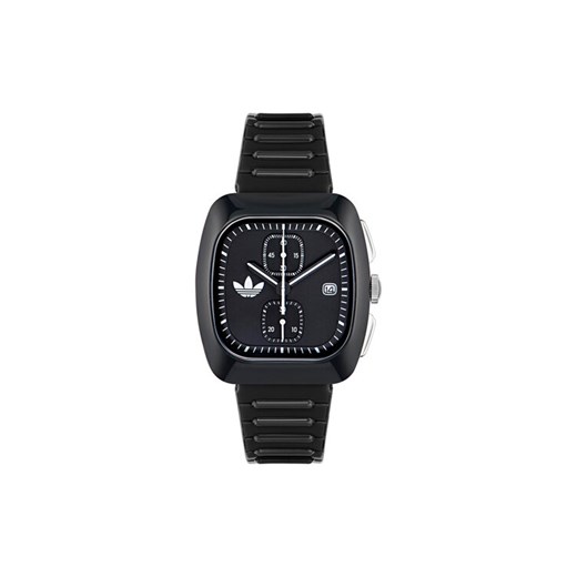 adidas Zegarek Retro Wave Two Chrono AOSY24533 Czarny ze sklepu MODIVO w kategorii Zegarki - zdjęcie 182652677