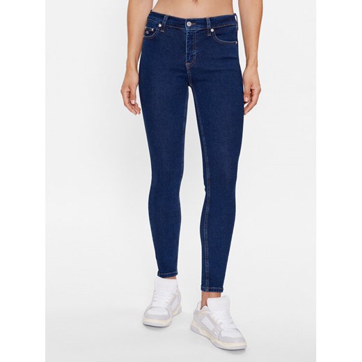Tommy Jeans Jeansy Nora DW0DW16008 Granatowy Skinny Fit ze sklepu MODIVO w kategorii Jeansy damskie - zdjęcie 182652689