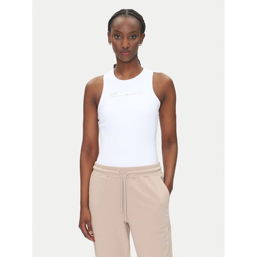 EA7 Emporio Armani Body 7W000338 AF12625 U0002 Biały Slim Fit ze sklepu MODIVO w kategorii Bluzki damskie - zdjęcie 182652776