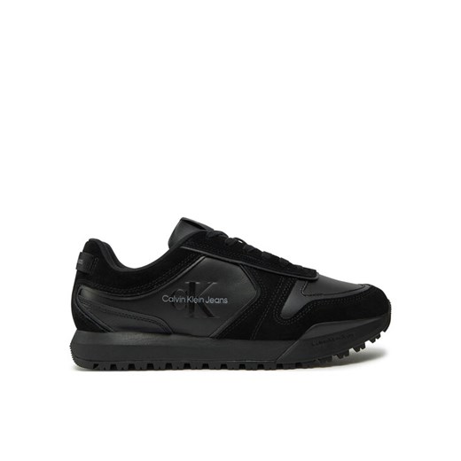 Calvin Klein Jeans Sneakersy Toothy Runner Irregular Lines YM0YM00624 Czarny ze sklepu MODIVO w kategorii Buty sportowe męskie - zdjęcie 182652856