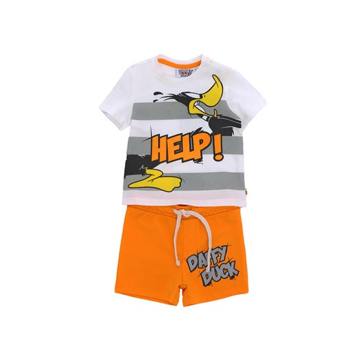 Original Marines Komplet t-shirt i szorty sportowe LOONEY TUNES DDPV0355NM Kolorowy Regular Fit ze sklepu MODIVO w kategorii Komplety chłopięce - zdjęcie 182652929