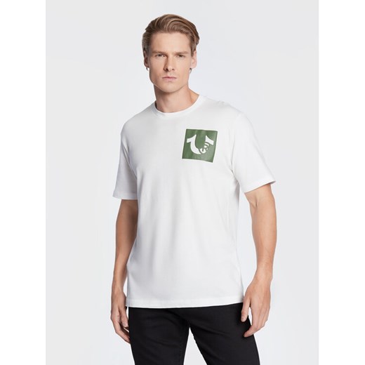 True Religion T-Shirt 106298 Biały Regular Fit ze sklepu MODIVO w kategorii T-shirty męskie - zdjęcie 182652937