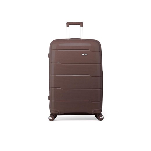 Semi Line Walizka średnia T5792-2 Brązowy Semi Line OS MODIVO