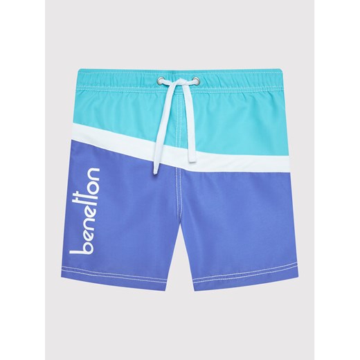 United Colors Of Benetton Szorty kąpielowe 5JD00X005 Niebieski ze sklepu MODIVO w kategorii Kąpielówki chłopięce - zdjęcie 182653188