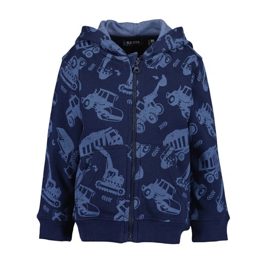 Blue Seven Bluza 864727 X Granatowy Regular Fit ze sklepu MODIVO w kategorii Bluzy chłopięce - zdjęcie 182653226