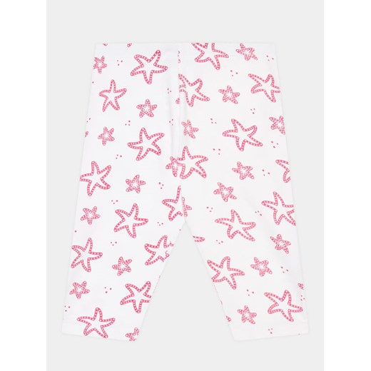 United Colors Of Benetton Legginsy 3YZXGF026 Biały Slim Fit ze sklepu MODIVO w kategorii Legginsy niemowlęce - zdjęcie 182653255