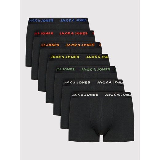 Jack&Jones Komplet 7 par bokserek Basic 12165587 Czarny XXL MODIVO