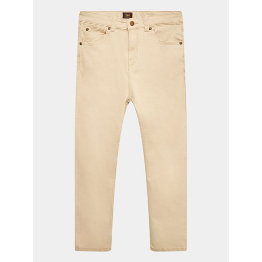Lee Jeansy Daren Twill LEE0013 Beżowy Regular Fit ze sklepu MODIVO w kategorii Spodnie chłopięce - zdjęcie 182653308