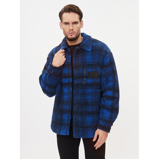 Calvin Klein Jeans Kurtka przejściowa J30J324312 Granatowy Relaxed Fit ze sklepu MODIVO w kategorii Kurtki męskie - zdjęcie 182653316