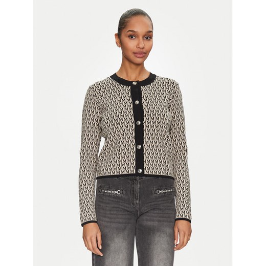 Morgan Kardigan 251-MESTA Czarny Regular Fit ze sklepu MODIVO w kategorii Swetry damskie - zdjęcie 182653395
