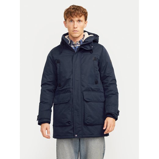 Jack&Jones Kurtka zimowa Polar 12256995 Niebieski Regular Fit ze sklepu MODIVO w kategorii Kurtki męskie - zdjęcie 182653398