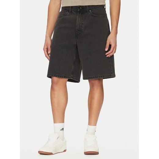 Vans Szorty jeansowe Check-5 VN000C9V Szary Baggy Fit ze sklepu MODIVO w kategorii Spodenki męskie - zdjęcie 182653425