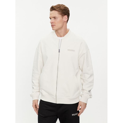 Hugo Bluza 50509978 Biały Oversize ze sklepu MODIVO w kategorii Bluzy męskie - zdjęcie 182653466