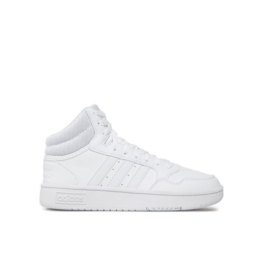 adidas Sneakersy Hoops 3.0 Mid Lifestyle Basketball Classic Vintage ID9838 Biały ze sklepu MODIVO w kategorii Buty sportowe męskie - zdjęcie 182653469