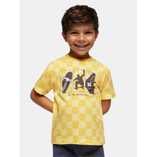 Mayoral T-Shirt 3014 Żółty Regular Fit ze sklepu MODIVO w kategorii T-shirty chłopięce - zdjęcie 182653486