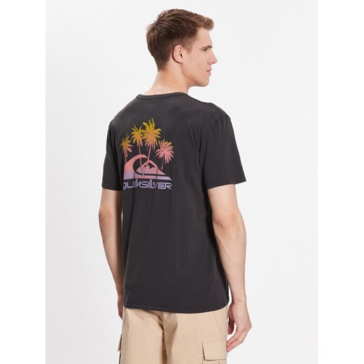 Quiksilver T-Shirt Pas Time Paradise EQYZT07252 Czarny Regular Fit ze sklepu MODIVO w kategorii T-shirty męskie - zdjęcie 182653488