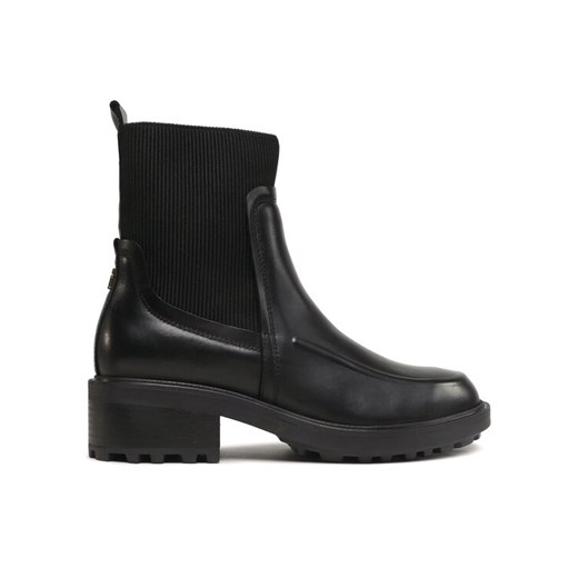 Tommy Hilfiger Botki FW0FW07227 Czarny ze sklepu MODIVO w kategorii Botki - zdjęcie 182653497