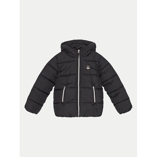 United Colors Of Benetton Kurtka zimowa 2LETCN04Y Czarny Regular Fit ze sklepu MODIVO w kategorii Kurtki chłopięce - zdjęcie 182653545
