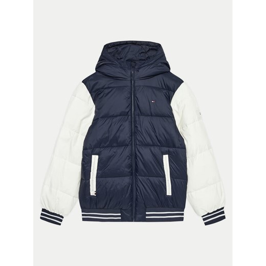 Tommy Hilfiger Kurtka puchowa KB0KB09465 D Granatowy Regular Fit ze sklepu MODIVO w kategorii Kurtki chłopięce - zdjęcie 182653548