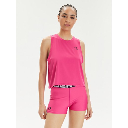 Under Armour Top Rush Energy Crop Tank 1383654-686 Różowy Loose Fit Under Armour L MODIVO