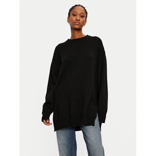 ViCOLO Sweter 77070S Czarny Relaxed Fit Vicolo OS MODIVO