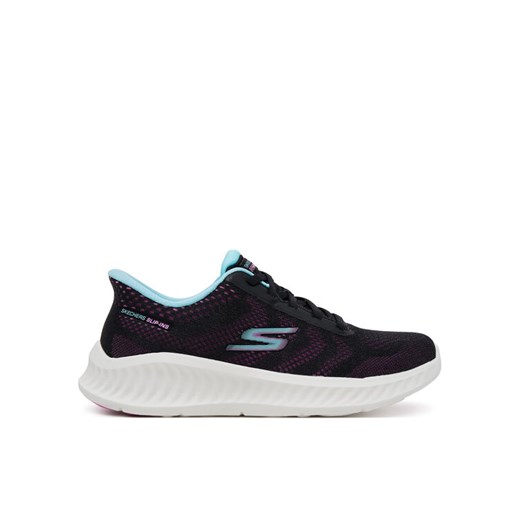 Skechers Sneakersy GO WALK Now - Khloe 125643/BKPR Czarny ze sklepu MODIVO w kategorii Buty sportowe damskie - zdjęcie 182653565