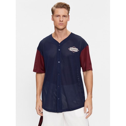 Reebok T-Shirt Sporting Goods IM1506 Granatowy Regular Fit ze sklepu MODIVO w kategorii T-shirty męskie - zdjęcie 182653587