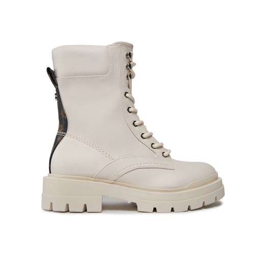 Guess Trapery Obetter FL7OTT ELE10 Écru ze sklepu MODIVO w kategorii Workery damskie - zdjęcie 182653596