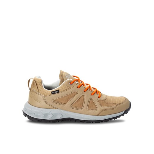 Jack Wolfskin Trekkingi Woodland 2 Texapore Low W 4051341 Beżowy ze sklepu MODIVO w kategorii Buty trekkingowe damskie - zdjęcie 182653627