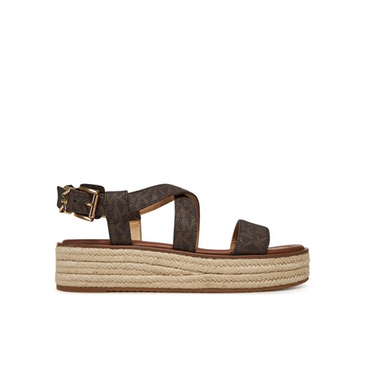 MICHAEL Michael Kors Espadryle Lynn 40S5LYFS1B Brązowy ze sklepu MODIVO w kategorii Espadryle damskie - zdjęcie 182653657