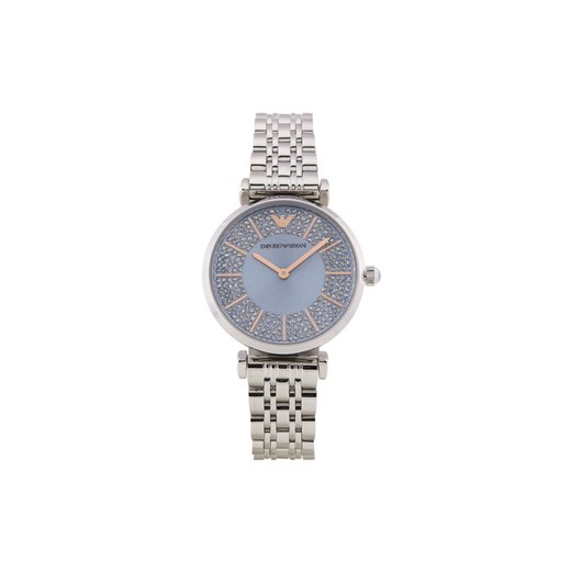 Emporio Armani Zegarek Gianni T-Bar AR11594 Srebrny ze sklepu MODIVO w kategorii Zegarki - zdjęcie 182653679