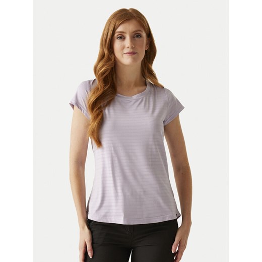 Regatta T-Shirt Limonite VII RWT306 Fioletowy Regular Fit ze sklepu MODIVO w kategorii Bluzki damskie - zdjęcie 182653719