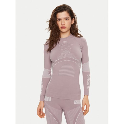 X-Bionic Bielizna termoaktywna górna Energy Accumulator 4.0 EA-WT06W19W Fioletowy Slim Fit ze sklepu MODIVO w kategorii Bielizna termoaktywna damska - zdjęcie 182653735