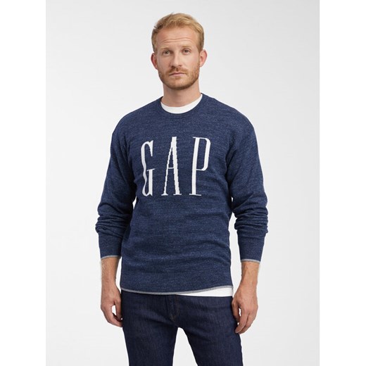 Gap Sweter 724378-00 Granatowy Regular Fit ze sklepu MODIVO w kategorii Swetry męskie - zdjęcie 182653905