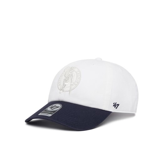 47 Brand Czapka z daszkiem Boston Celtics Tommy Hilfiger Courtside '47 Clean Up THCCU172GWL Biały ze sklepu MODIVO w kategorii Czapki z daszkiem męskie - zdjęcie 182653917