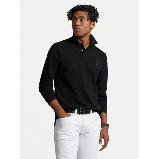 Polo Ralph Lauren Polo 710680790045 Czarny Custom Slim Fit ze sklepu MODIVO w kategorii T-shirty męskie - zdjęcie 182653918