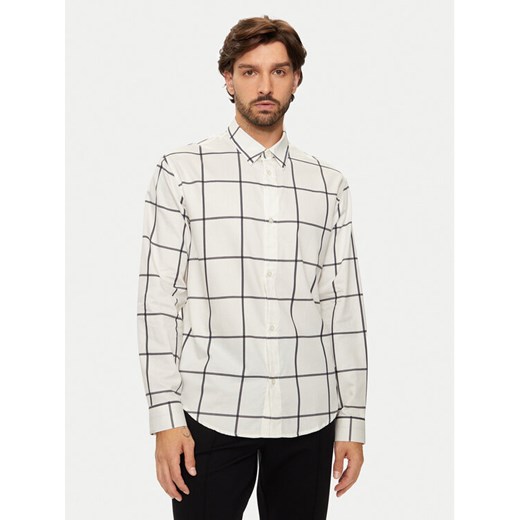 Armani Exchange Koszula 6DZCL5 ZN5FZ 51AW Biały Regular Fit ze sklepu MODIVO w kategorii Koszule męskie - zdjęcie 182653959