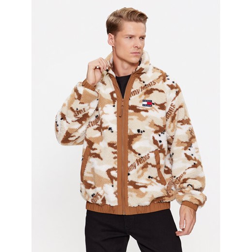 Tommy Jeans Kurtka przejściowa DM0DM17221 Beżowy Relaxed Fit ze sklepu MODIVO w kategorii Kurtki męskie - zdjęcie 182653998