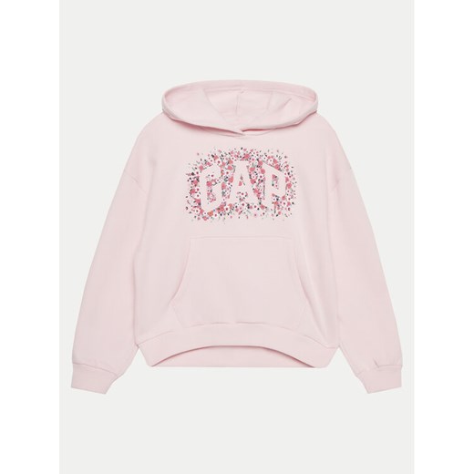Gap Bluza 870928 Różowy Regular Fit ze sklepu MODIVO w kategorii Bluzy dziewczęce - zdjęcie 182654015